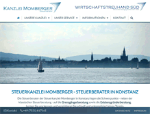 Tablet Screenshot of momberger-tax.eu